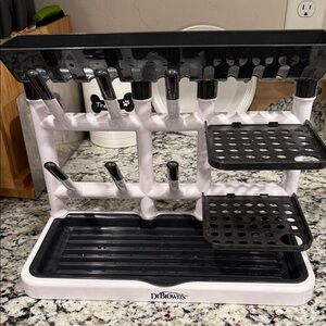 Dr. Browns Black and White Bottle Drying Rack